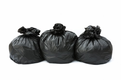 Office environment with proper waste disposal