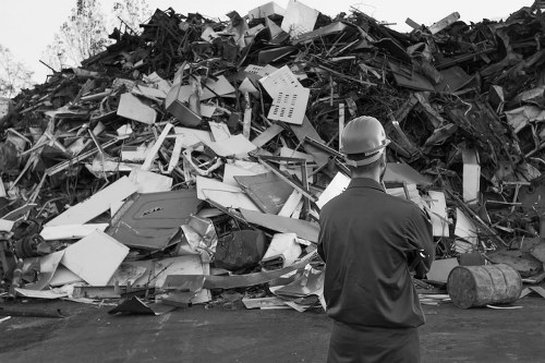 House clearance team preparing to clear a property in Brockley